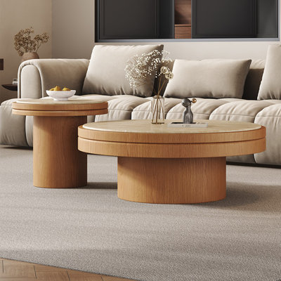 Ensemble de tables basses Burlywood