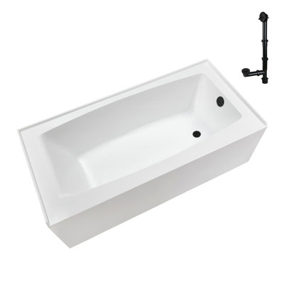 Streamline 60 in. x 30 in. Acrylic Right-Hand Drain Alcove Bathtub