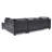 Malone G643B-SC Sectional ( 3 Boxes) , BLACK