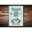 Panneau directionnel Beach Bar-58193550