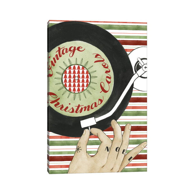 Hipster Santa Collection B 1 Piece Wrapped Canvas Wall Art, 101.6 cm H x 66.04 cm W x 1.91 cm D