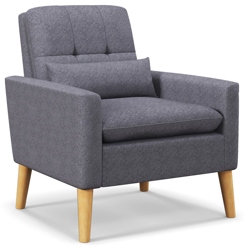 Fauteuil Kendahl, Lin gris