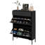 12 Pair Flip Down Shoe Storage