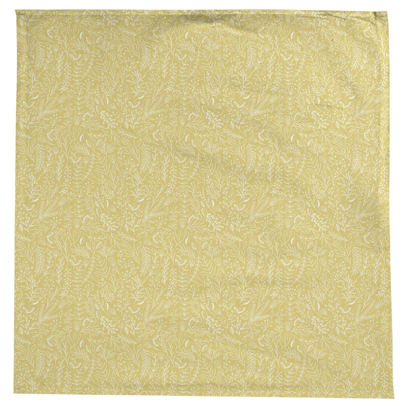 Nappe à motif floral ditsy Leffel, Jaune / Blanc