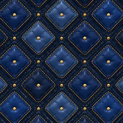 Peel and Stick Wallpaper Roll Removable Navy blue seamless retro style used for royal party Luxury 17.7"W x 118"H