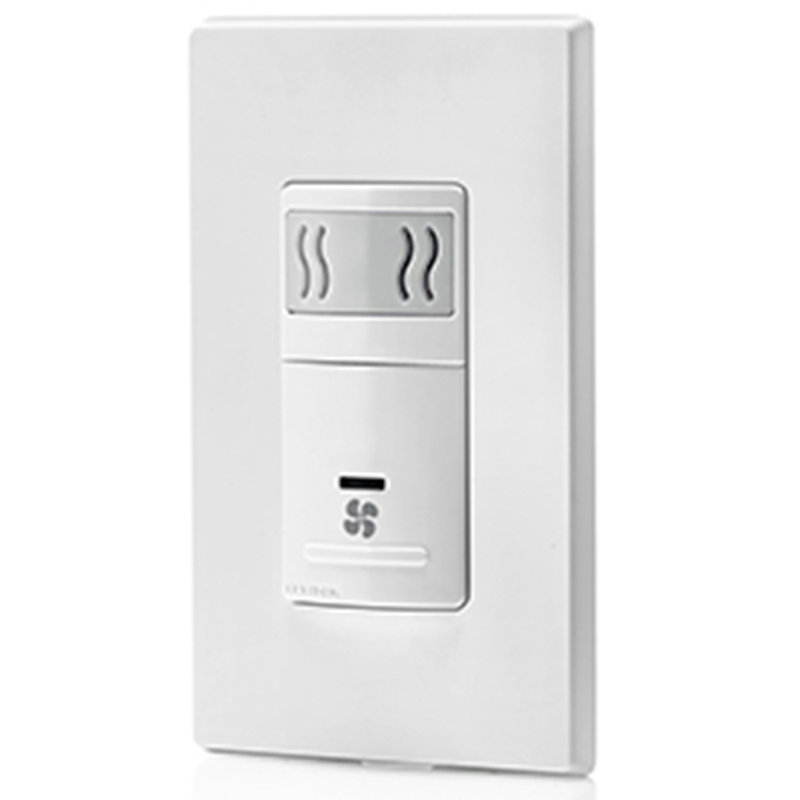 Leviton Decora 5 Amp Single Pole Single Pole Humidity Sensor/Fan Control Watthite 1 Pack