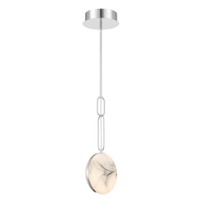 Luminaire suspendu simple à 1 lumière DEL Disuco