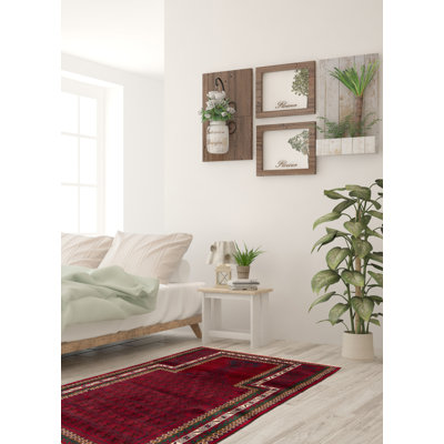 Tapis bleu foncé Dequita 3 pi 1 po x 4 pi 10 po