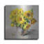 «Sunflower Still Life 2 On Grey» par Danhui Nai, art mural en métal-1380219532
