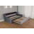 Twin Size Daybed With Trundle,LED Light & Charging Station