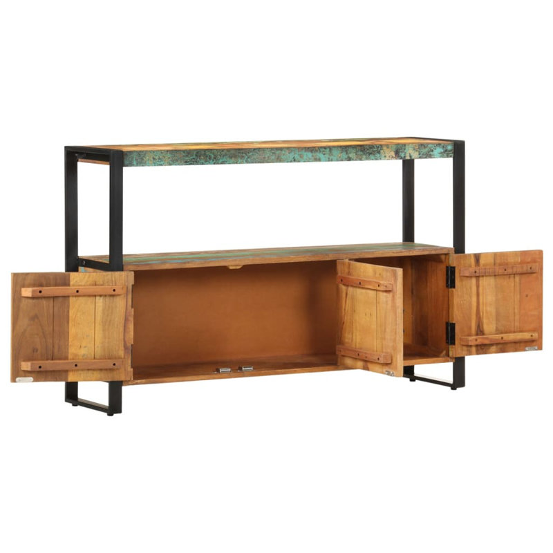 Buffet en bois récupéré massif 47,2 po x 11,8 po x 29,5 po