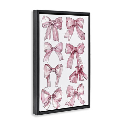 Various Ribbons in Pink Floating Frame, design by LSR Design Studio