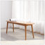 Banc de table en bois de chêne naturel pour salle à manger-765923538