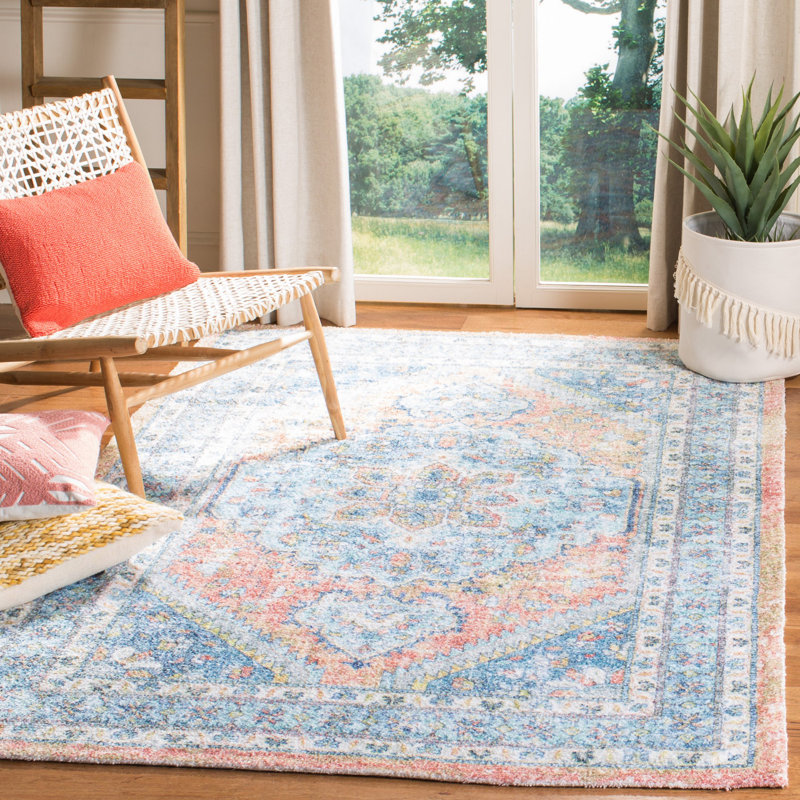 Broadbent Hand Loomed Performance Oriental Rug, Rectangle 5' x 8'
