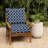 ARDEN earthFIBER Outdoor Foam Deep Seat Cushion Set, 24 in x 24 in, Weather-Proof, Fade Resistant Patio Cushion, Bottom and Back Cushion for Chair, Sofa, and Couch Sapphire Blue Garden Trellis-190610371