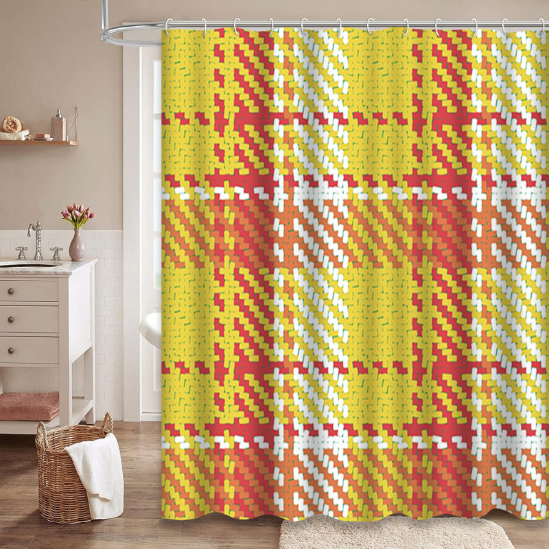 Rideau de douche avec 12 crochets Lumberjack, L 72 po x l 84 po