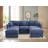 Virgus U-shaped  Corduroy Sectional Sofa With Ottoman-105532861