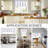1 Panel Valance Curtains for Living Room, Kitchen Valance for Windows, Basement Window Curtains, 60 X 18 Inch-139480753-139480765