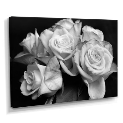 'Bunch of Roses Black and White' Photograph
