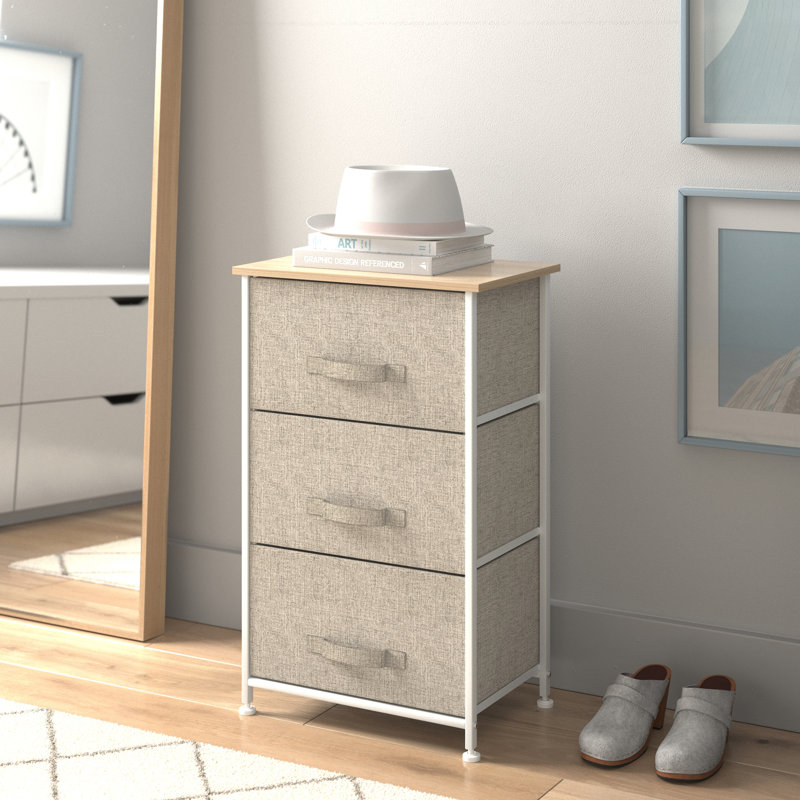Commode 3 tiroirs, Naturel