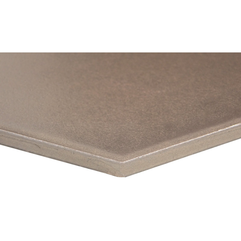 Skite Brass 6 In. X 7 In. Matte Ceramic Wall Tile (6.04 Sq. Ft./Case), Brass