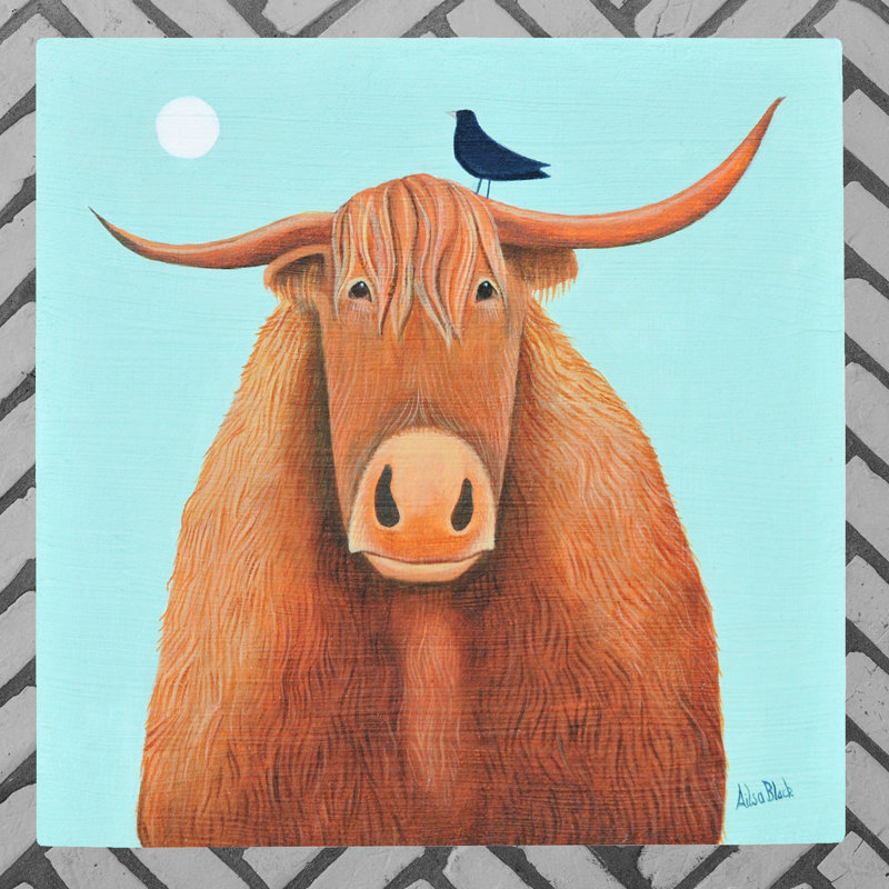 AILSA BLACK Farmhouse Wall Decor on Ceramic