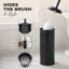 Ensemble d'accessoires de salle de bain Jeroma Farmhouse - Poubelle, brosse de toilette-1227861551