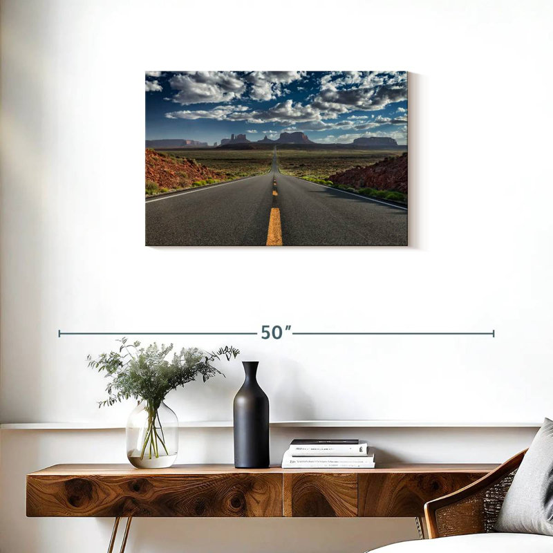 Mehar Forrest Gump Road Monument Valley, 20" H x 30" W
