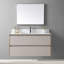 43"x22" Bathroom Vanity Top In Sintered Stone With Ceramic Sink And Construction 43x22 Inch For Rectangular
