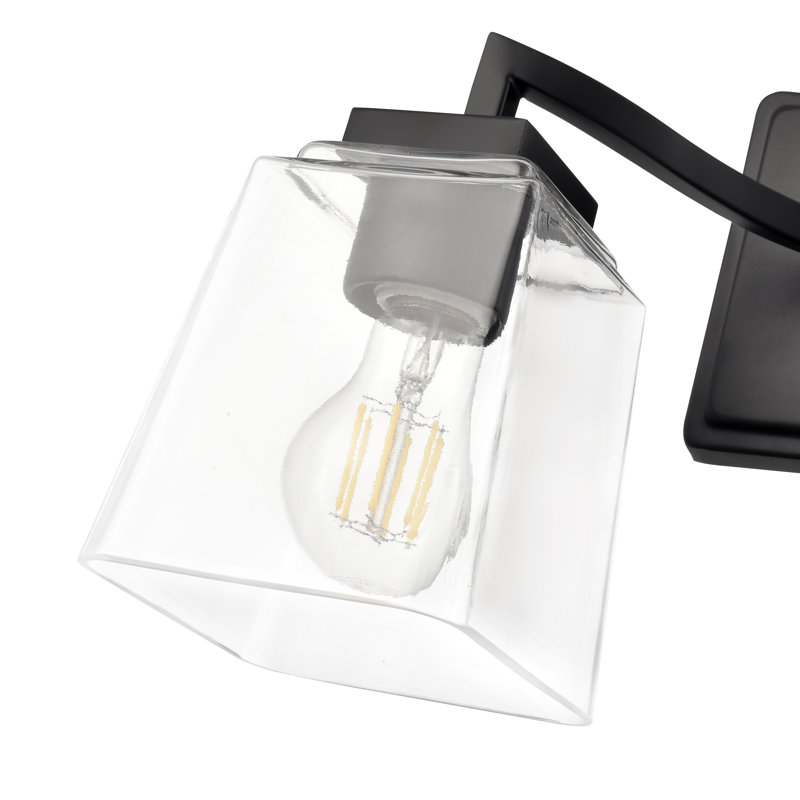 Dallaire 14.5" Wide 2-Light Vanity , Matte Black