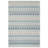 Jacques Natura Hand Loomed Wool/Cotton Geometric Rug in Beige/Blue-931821480