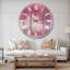 Rose forêt - horloge murale-36851171