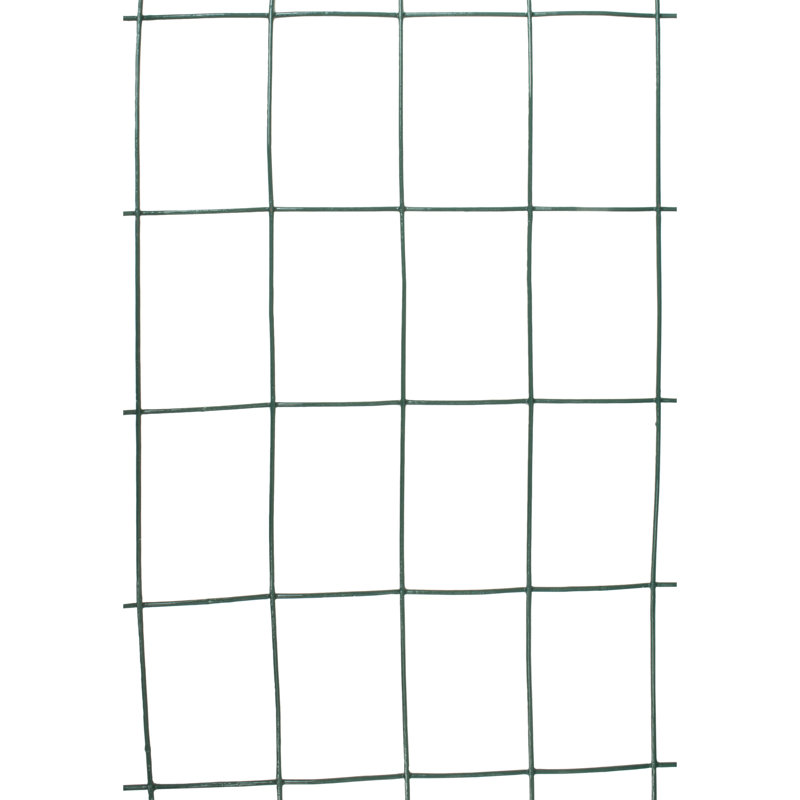 Clôture métallique soudée, H 2 pi x l 25 pi, Vert