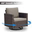 Ensemble de 2 chaises berçantes pivotantes pour patio avec repose-pieds de style nazime-2120474188