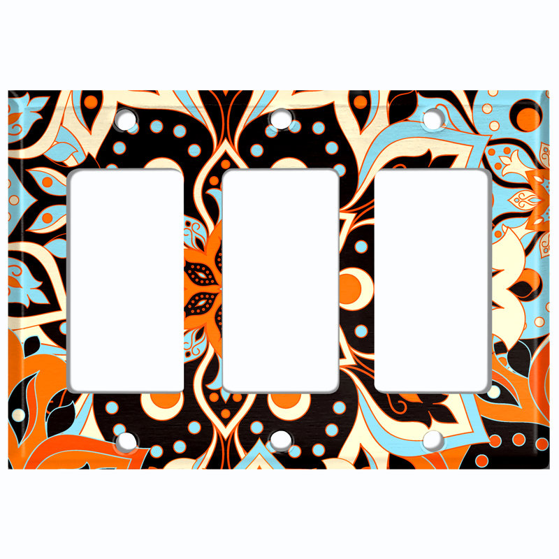 Décorateur 2 bandes, Noir / Orange