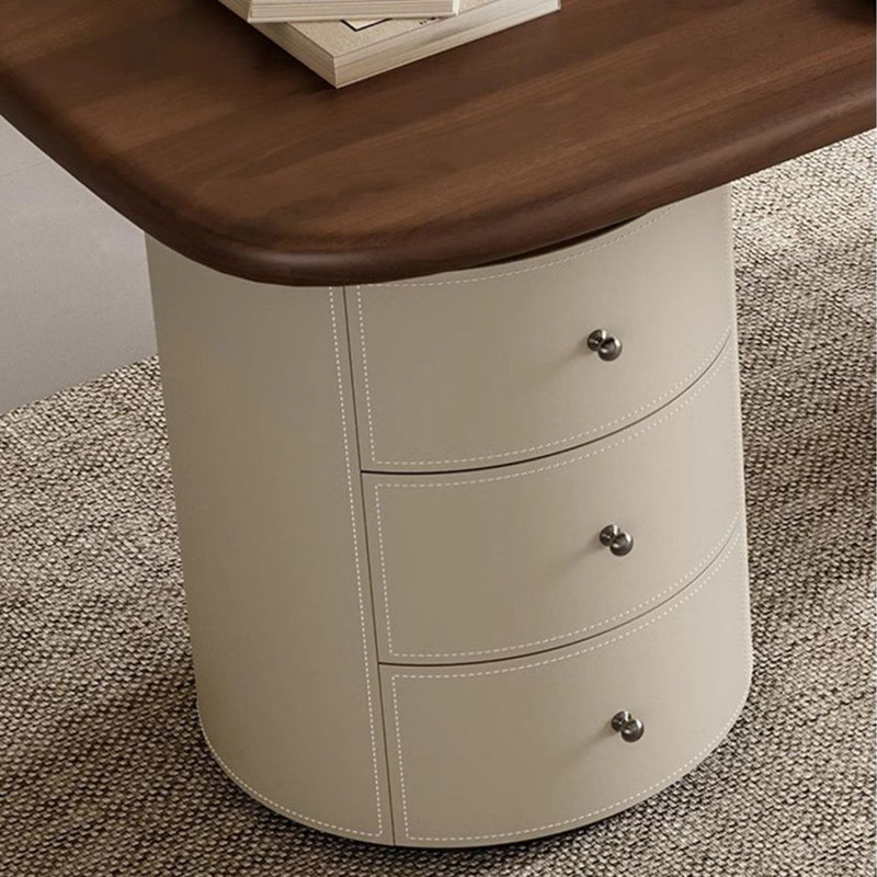 Bureau moderne et simple avec tiroirs, H 29,5 po x l 55,1 po x P 25,5 po, Retour à gauche