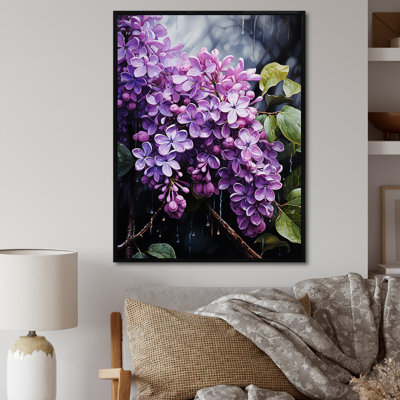 Whispers Of Lilac I sur impression sur toile
