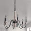 Lustre 6 lumières façon bougie Enye