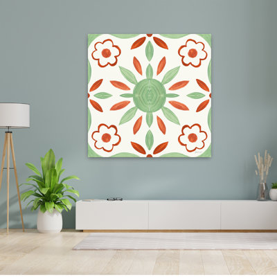Art contemporain à motif géométrique Southwest Tile III