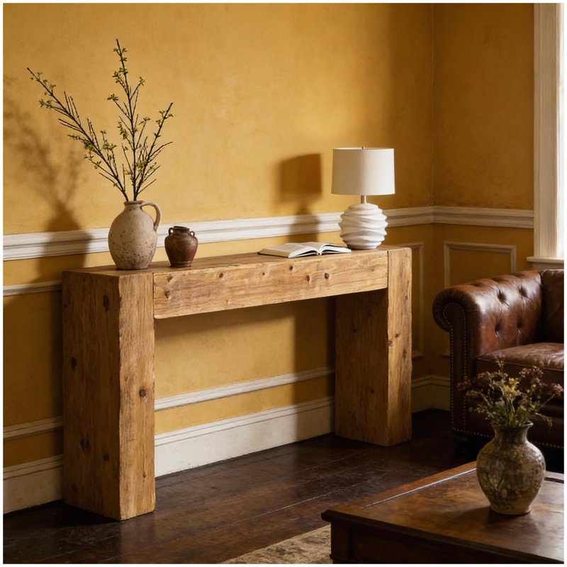 Versatile End Table,Compact Console Table,Wood Coffee Table