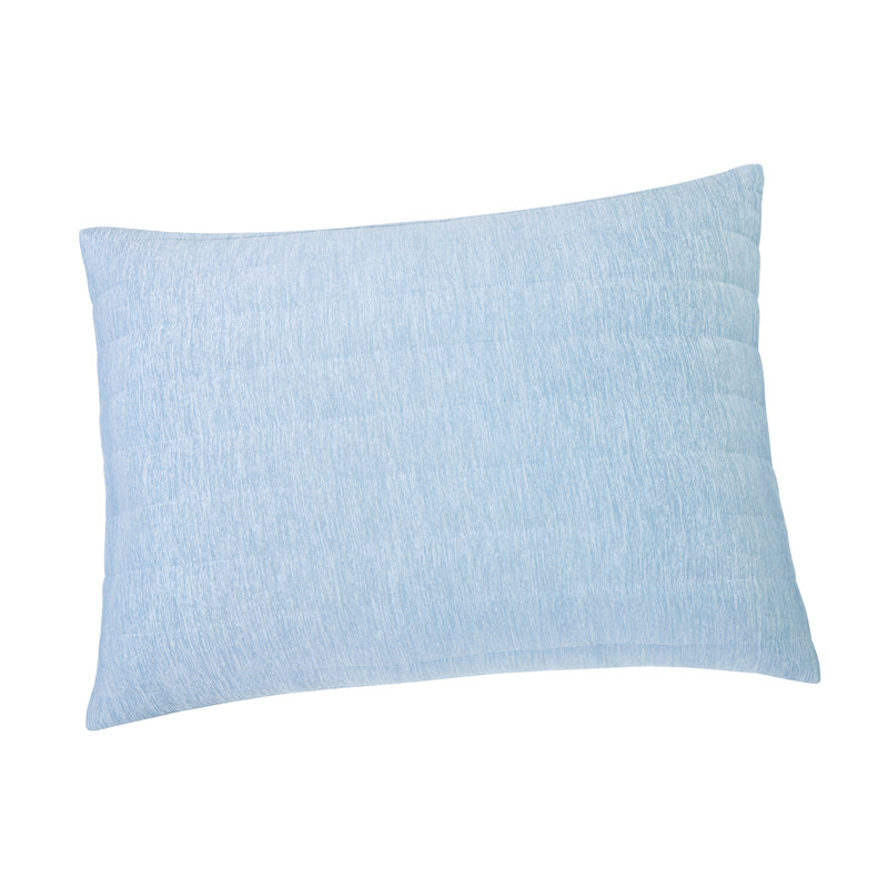 Jumbo Blue Quilted Cooling Hypoallergenic Pillow Set