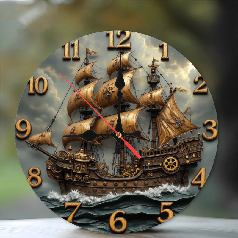Bateau pirate rétro