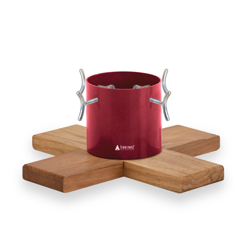Live Tree Stand For Max. Tree Height 6 - 7.9 Ft., Red