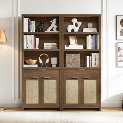 Ensemble de 2 bibliothèques de rangement Dearbhaile