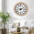 Large Bamboo Wall Clock