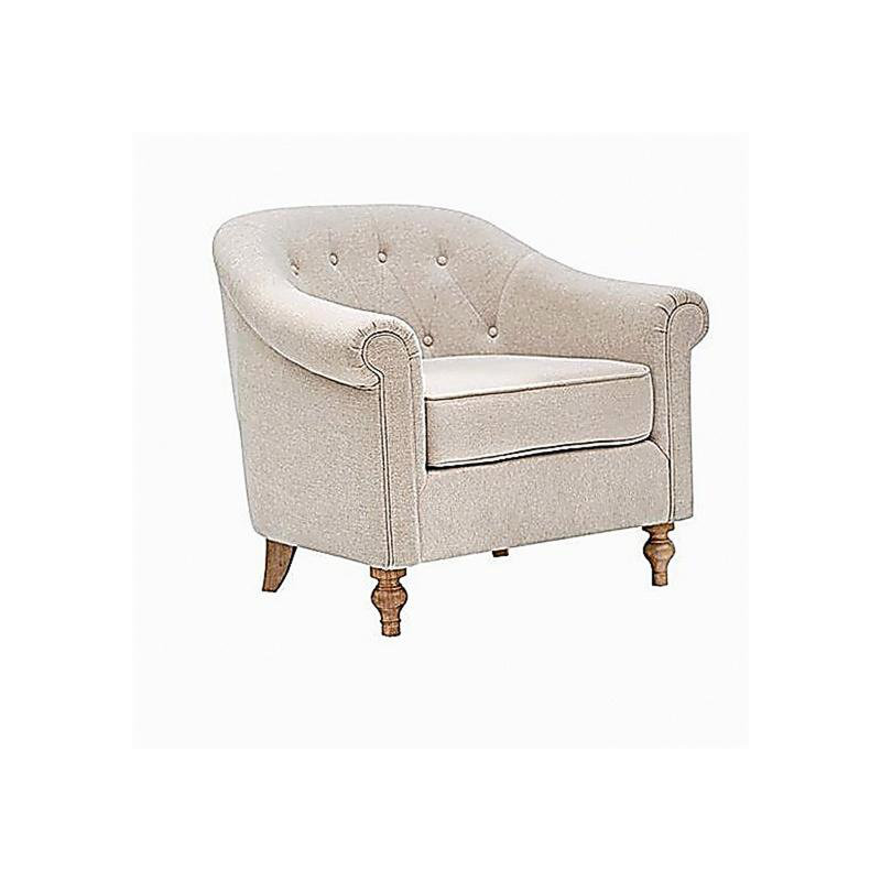 Fauteuil capitonné