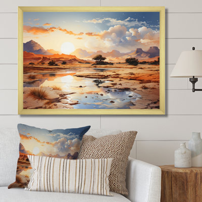 «African Sahara Dreams II», reproduction sur toile