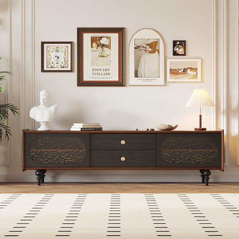 Meuble télé de luxe rétro français, 78.74"