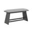 Banc de bar gris Jasmine