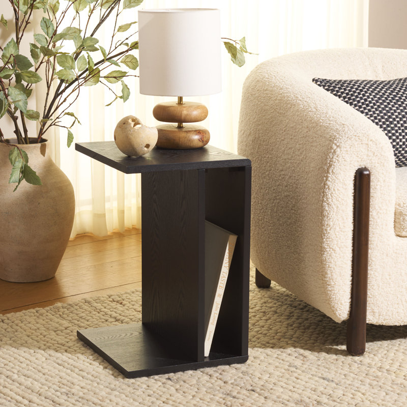 Table de bout Aeon, Noir